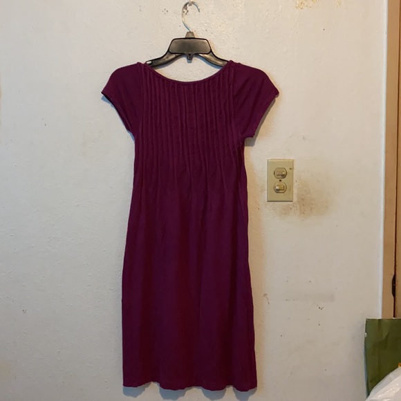 JJ Authentic Plum Short-Sleeved Dress (M/L) - Picture 2 of 7